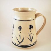 Iris Tall Wide Bottom Mug