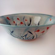 Swimming Goldfish Pattern Bowl