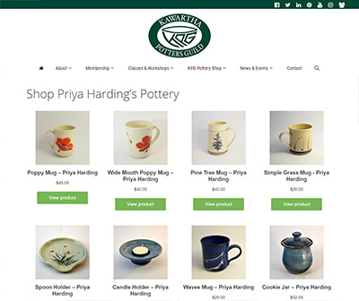Kawartha Potters' Guild Pottery Shop