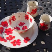 Red Poppy Pottery Collection
