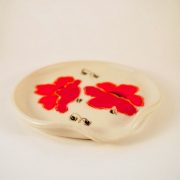 Red Poppy Spoon Rest